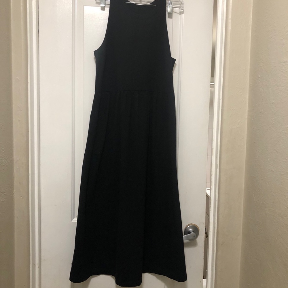 a new day Black Sleeveless Midi Dress Size Small - Picture 2 of 5